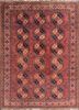 kiaan red and orange wool hand knotted Rug - HeadShot kiaan red and orange wool hand knotted Rug - HeadShot