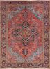 aalam red and orange wool hand knotted Rug - HeadShot aalam red and orange wool hand knotted Rug - HeadShot
