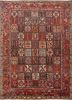 aalam red and orange wool hand knotted Rug - HeadShot aalam red and orange wool hand knotted Rug - HeadShot