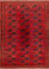 kiaan red and orange wool hand knotted Rug - HeadShot kiaan red and orange wool hand knotted Rug - HeadShot
