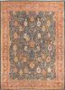 aalam blue wool hand knotted Rug - HeadShot aalam blue wool hand knotted Rug - HeadShot