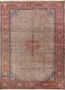 aalam gold wool hand knotted Rug - HeadShot