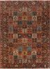 aalam blue wool hand knotted Rug - HeadShot aalam blue wool hand knotted Rug - HeadShot