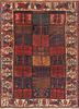 aalam red and orange wool hand knotted Rug - HeadShot aalam red and orange wool hand knotted Rug - HeadShot