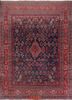 aalam blue wool hand knotted Rug - HeadShot aalam blue wool hand knotted Rug - HeadShot