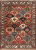 aalam blue wool hand knotted Rug - HeadShot aalam blue wool hand knotted Rug - HeadShot