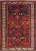 kiaan beige and brown wool hand knotted Rug - HeadShot