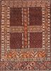 kiaan beige and brown wool hand knotted Rug - HeadShot