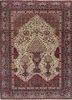 aalam ivory wool hand knotted Rug - HeadShot aalam ivory wool hand knotted Rug - HeadShot