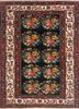 kiaan blue wool hand knotted Rug - HeadShot kiaan blue wool hand knotted Rug - HeadShot