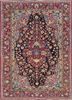 aalam blue wool hand knotted Rug - HeadShot aalam blue wool hand knotted Rug - HeadShot