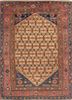 kiaan beige and brown wool hand knotted Rug - HeadShot