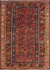 kiaan red and orange wool hand knotted Rug - HeadShot