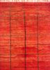 zuri pink and purple wool hand knotted Rug - HeadShot zuri pink and purple wool hand knotted Rug - HeadShot