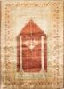 gulmarg red and orange silk hand knotted Rug - HeadShot gulmarg red and orange silk hand knotted Rug - HeadShot