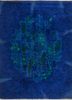 zuri blue wool hand knotted Rug - HeadShot
