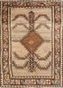 nuray beige and brown wool hand knotted Rug - HeadShot nuray beige and brown wool hand knotted Rug - HeadShot