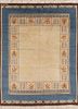 nuray green wool hand knotted Rug - HeadShot