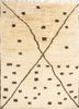 zuri ivory wool hand knotted Rug - HeadShot zuri ivory wool hand knotted Rug - HeadShot