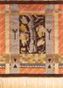 zuri beige and brown wool hand knotted Rug - HeadShot