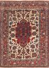 aalam red and orange wool hand knotted Rug - HeadShot aalam red and orange wool hand knotted Rug - HeadShot