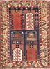 kiaan blue wool hand knotted Rug - HeadShot kiaan blue wool hand knotted Rug - HeadShot