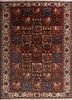 aalam red and orange wool hand knotted Rug - HeadShot aalam red and orange wool hand knotted Rug - HeadShot