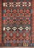 nayaab red and orange wool flat weaves Rug - HeadShot nayaab red and orange wool flat weaves Rug - HeadShot