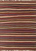 nayaab blue wool flat weaves Rug - HeadShot