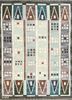 nayaab blue wool flat weaves Rug - HeadShot