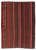 nayaab beige and brown wool flat weaves Rug - HeadShot