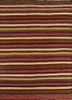 nayaab pink and purple wool flat weaves Rug - HeadShot