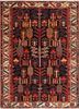 aalam grey and black wool hand knotted Rug - HeadShot aalam grey and black wool hand knotted Rug - HeadShot