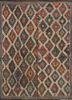 nayaab beige and brown wool flat weaves Rug - HeadShot