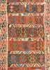 nayaab red and orange wool flat weaves Rug - HeadShot