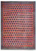 nayaab red and orange cotton flat weaves Rug - HeadShot