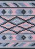 bedouin blue cotton flat weaves Rug - HeadShot
