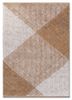 noadic threads beige and brown jute and hemp flat weaves Rug - HeadShot