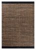  beige and brown jute and hemp flat weaves Rug