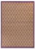 indusbar pink and purple polyester flat weaves Rug - HeadShot