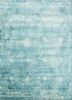 bespoke sile blue bamboo silk hand loom Rug - HeadShot bespoke sile blue bamboo silk hand loom Rug - HeadShot