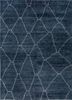 indusbar grey and black viscose hand loom Rug - HeadShot indusbar grey and black viscose hand loom Rug - HeadShot