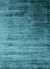 blue blue viscose hand loom Rug