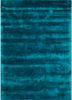 blue blue viscose hand loom Rug