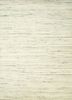 saga beige and brown wool hand loom Rug - HeadShot