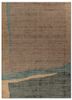 aprezo beige and brown wool hand loom Rug - HeadShot aprezo beige and brown wool hand loom Rug - HeadShot