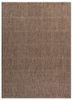 hula grey and black jute and hemp hand knotted Rug - HeadShot