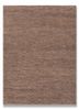 hula grey and black jute and hemp hand knotted Rug - HeadShot