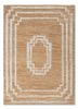 hula beige and brown jute and hemp hand knotted Rug - HeadShot hula beige and brown jute and hemp hand knotted Rug - HeadShot