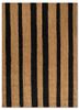 hula beige and brown jute and hemp hand knotted Rug - HeadShot